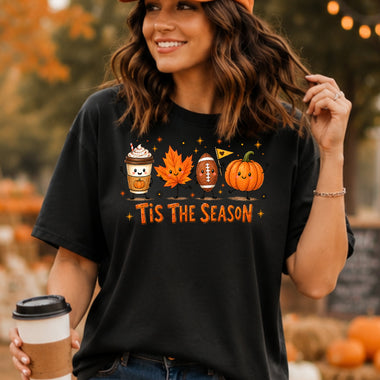 Cute Fall Tis the Season DTF Transfer DTF Heat Press Transfer from Sweet Tee Transfers