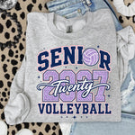 Senior 2027 Volleyball DTF Transfer DTF Heat Press Transfer from Sweet Tee Transfers