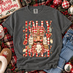 Checkered Jolly Nutcracker DTF Transfer DTF Heat Press Transfer from Sweet Tee Transfers