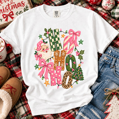Ho Ho Ho Christmas Polka Dots DTF Transfer DTF Heat Press Transfer from Sweet Tee Transfers