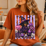 Witch Dog Witch Striped DTF Transfer DTF Heat Press Transfer from Sweet Tee Transfers