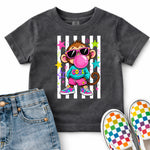 Preppy Monkey Blowing Bubble Gum Cool DTF Transfer DTF Heat Press Transfer from Sweet Tee Transfers