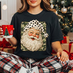 Santa Camo with Polka Dot Hat DTF Transfer DTF Heat Press Transfer from Sweet Tee Transfers