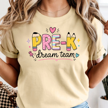 Pre-K Dream Team DTF Transfer DTF Heat Press Transfer from Sweet Tee Transfers