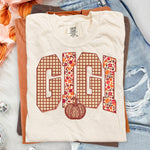 Fall Checkered Gigi DTF Transfer DTF Heat Press Transfer from Sweet Tee Transfers