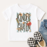 Preppy Striped Kindergarten DTF Transfer DTF Heat Press Transfer from Sweet Tee Transfers