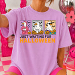 Just Waiting for Halloween DTF Transfer DTF Heat Press Transfer from Sweet Tee Transfers