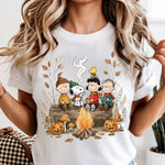Charlie Brown Fall Campfire DTF Transfer DTF Heat Press Transfer from Sweet Tee Transfers