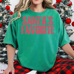 Santa's Favorite Distressed DTF Transfer DTF Heat Press Transfer from Sweet Tee Transfers
