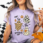 Tis the Season Cheetah Checkered Polka Dot Ghost DTF Transfer DTF Heat Press Transfer from Sweet Tee Transfers