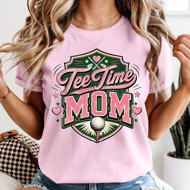Tee Time Mom DTF Transfer DTF Heat Press Transfer from Sweet Tee Transfers