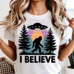 I Believe Big Foot DTF Transfer DTF Heat Press Transfer from Sweet Tee Transfers