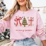 I Will Praise Him in Every Season Christmas DTF Transfer DTF Heat Press Transfer from Sweet Tee Transfers