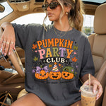 Pumpkin Party Club DTF Transfer DTF Heat Press Transfer from Sweet Tee Transfers
