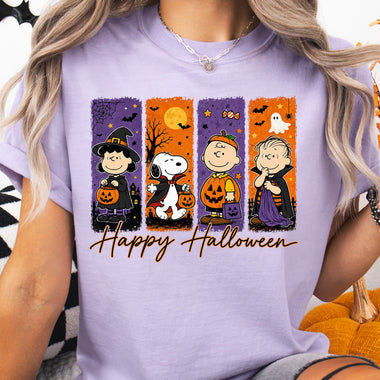 Happy Halloween Peanuts Collage DTF Transfer DTF Heat Press Transfer from Sweet Tee Transfers
