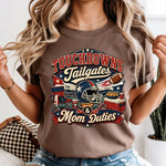 Touchdowns Tailgates and Mom Duties DTF Transfer DTF Heat Press Transfer from Sweet Tee Transfers
