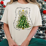 Oh Come Let Us Adore Him Tree DTF Transfer DTF Heat Press Transfer from Sweet Tee Transfers