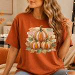 Striped Autumn Pumpkin Patch DTF Transfer DTF Heat Press Transfer from Sweet Tee Transfers