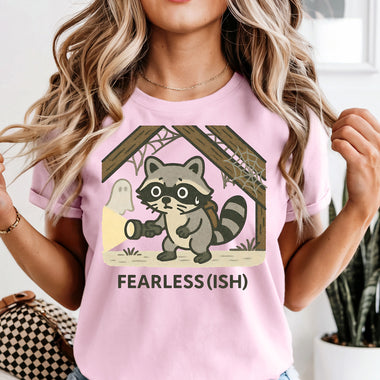 Fearless (Ish) Raccoon Ghost DTF Transfer DTF Heat Press Transfer from Sweet Tee Transfers