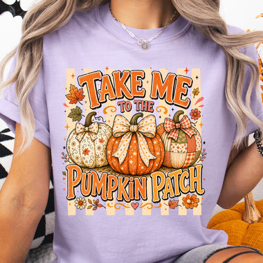 Preppy Take Me to the Pumpkin Patch Trio DTF Transfer DTF Heat Press Transfer from Sweet Tee Transfers