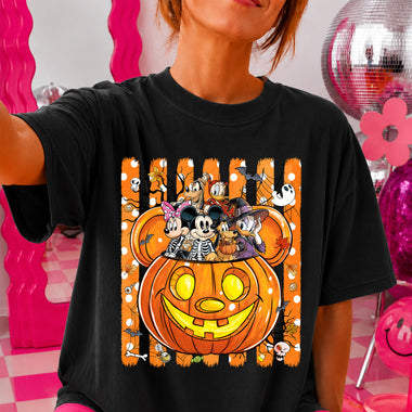 Mouse Pumpkin Halloween DTF Transfer DTF Heat Press Transfer from Sweet Tee Transfers