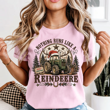 Nothing Runs Like a Reindeere DTF Transfer DTF Heat Press Transfer from Sweet Tee Transfers