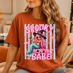 Spooky Babe Witch Mermaid Striped DTF Transfer DTF Heat Press Transfer from Sweet Tee Transfers
