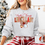 Santa's Favorite Lunch Lady Christmas DTF Transfer DTF Heat Press Transfer from Sweet Tee Transfers