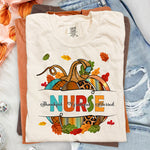 Nurse Fall Pumpkin Thankful Grateful Blessed DTF Transfer DTF Heat Press Transfer from Sweet Tee Transfers
