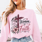 Woman of Faith DTF Transfer DTF Heat Press Transfer from Sweet Tee Transfers