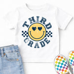 Checkered Smiley Third Grade DTF Transfer DTF Heat Press Transfer from Sweet Tee Transfers