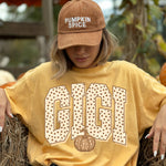 Polka Dot Fall Gigi DTF Transfer DTF Heat Press Transfer from Sweet Tee Transfers