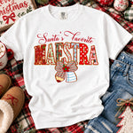 Santa's Favorite Maestra Christmas DTF Transfer DTF Heat Press Transfer from Sweet Tee Transfers