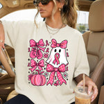 Breast Cancer Awareness Ghost DTF Transfer DTF Heat Press Transfer from Sweet Tee Transfers