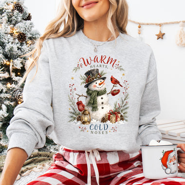 Warm Hearts Cold Noses DTF Transfer DTF Heat Press Transfer from Sweet Tee Transfers