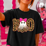 BOO Cheetah Ghost DTF Transfer DTF Heat Press Transfer from Sweet Tee Transfers