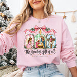 The Greatest Gift of All DTF Transfer DTF Heat Press Transfer from Sweet Tee Transfers