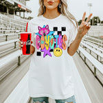Coyotes School Mascot DTF Transfer – Checkered Design DTF Heat Press Transfer from Sweet Tee Transfers