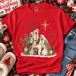 Silent Night Holy Night Nativity DTF Transfer DTF Heat Press Transfer from Sweet Tee Transfers