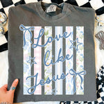 Love Like Jesus Pastels DTF Transfer DTF Heat Press Transfer from Sweet Tee Transfers