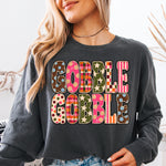 Gobble Gobble Mixed Pattern DTF Transfer DTF Heat Press Transfer from Sweet Tee Transfers
