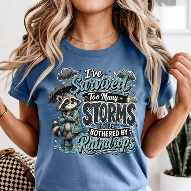 I've Survived Too Many Storms DTF Transfer DTF Heat Press Transfer from Sweet Tee Transfers