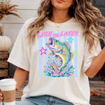 Catch Ya Later Bass Striped DTF Transfer DTF Heat Press Transfer from Sweet Tee Transfers