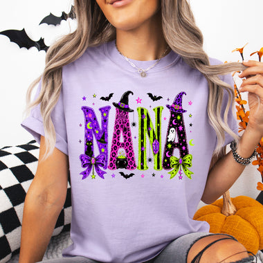 Bright Halloween NANA DTF Transfer DTF Heat Press Transfer from Sweet Tee Transfers