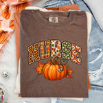 Fall Nurse Pumpkin DTF Transfer DTF Heat Press Transfer from Sweet Tee Transfers