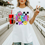Dragons School Mascot DTF Transfer – Checkered Design DTF Heat Press Transfer from Sweet Tee Transfers