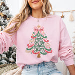 Oh Come Let Us Adore Him Tree DTF Transfer DTF Heat Press Transfer from Sweet Tee Transfers