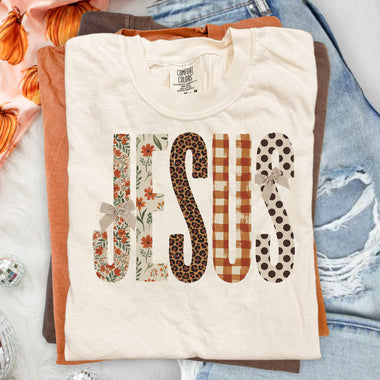 Jesus Fall Trendy Autumn DTF Transfer DTF Heat Press Transfer from Sweet Tee Transfers