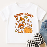 Feelin' Goosy Fall Goose Pumpkin DTF Transfer DTF Heat Press Transfer from Sweet Tee Transfers