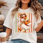 Preppy Fall Goose DTF Transfer DTF Heat Press Transfer from Sweet Tee Transfers